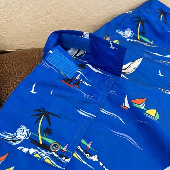 Brand New Ralph Lauren’s Polo Men’s Blue Nautical Swimwear with 3 pocket front! - Picture 4 of 9